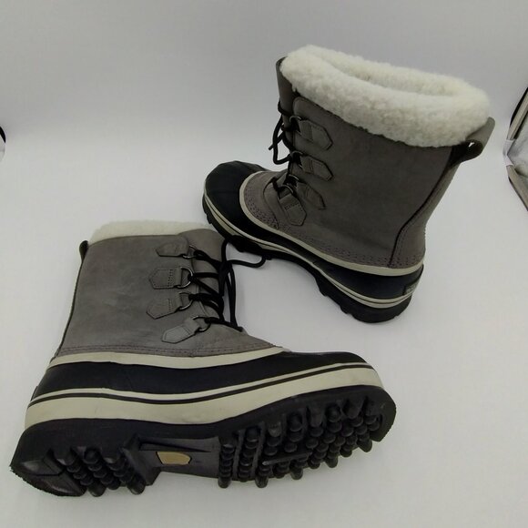 Sorel Shoes - Sorel Caribou Waterproof Insulated Boots Grey Size 10